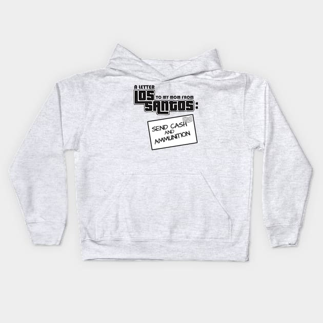 Los Santos Kids Hoodie by nektarinchen